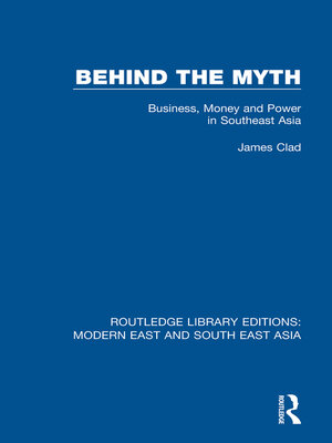 cover image of Behind the Myth (RLE Modern East and South East Asia)